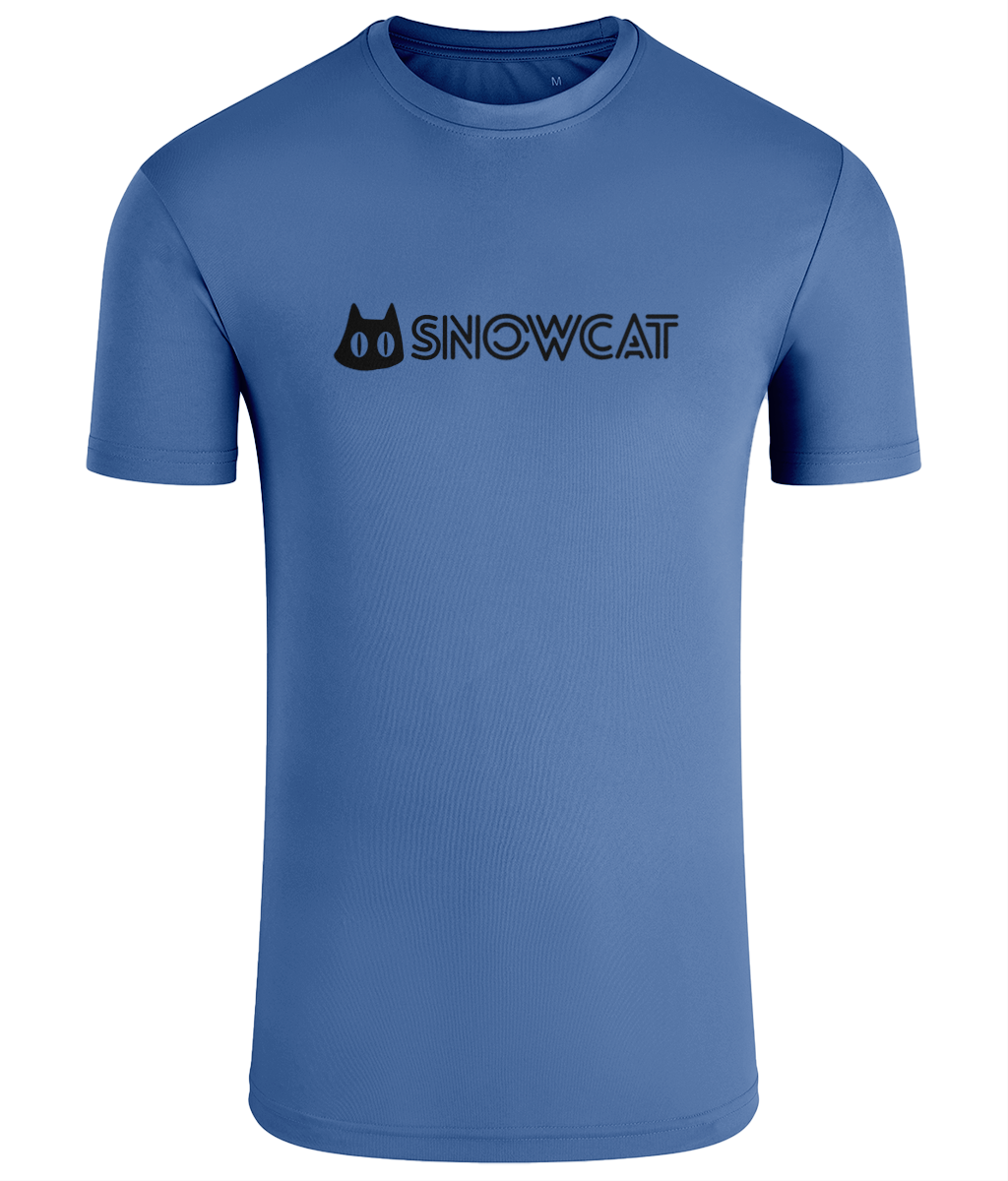 Snowleader Fishing Bear Tee Blue T-shirts : Snowleader